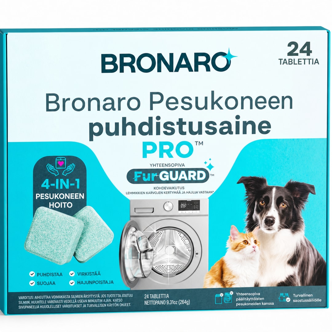 Bronaro Pesukoneen puhdistusaine