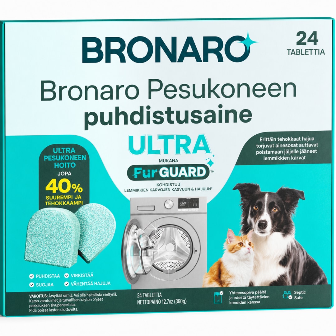 Bronaro Pesukoneen puhdistusaine